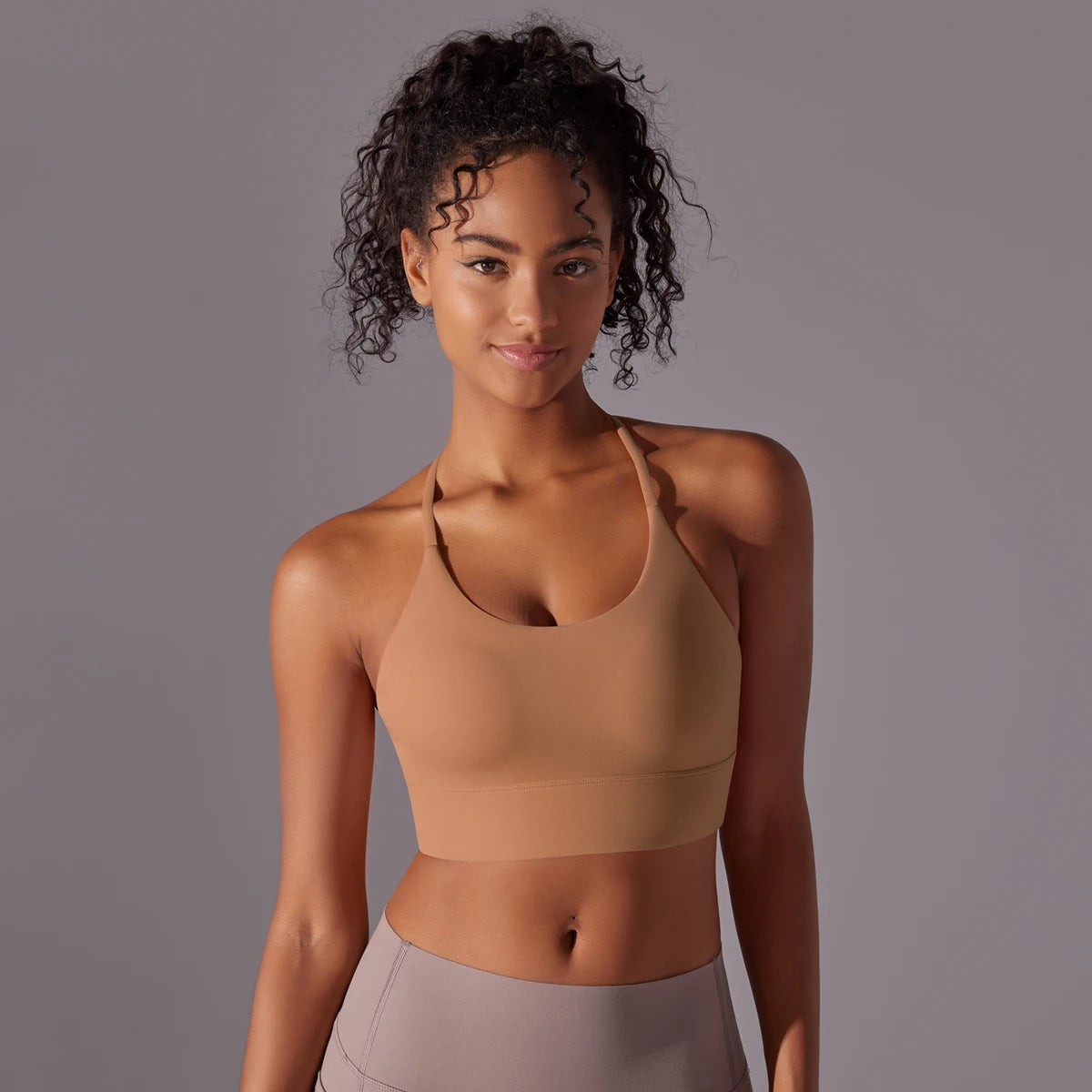 Crop Top Lucca - Rosa Alaranjado