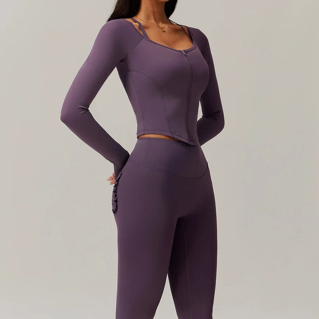 Crop Top Berna - Roxo