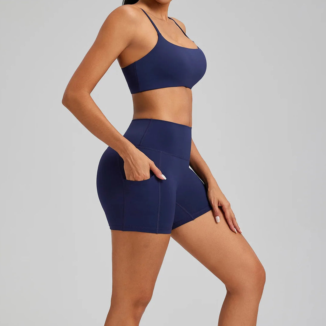 Crop Top Las Vegas - Azul Escuro