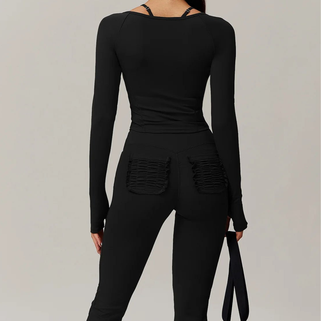 Crop Top Berna - Preto