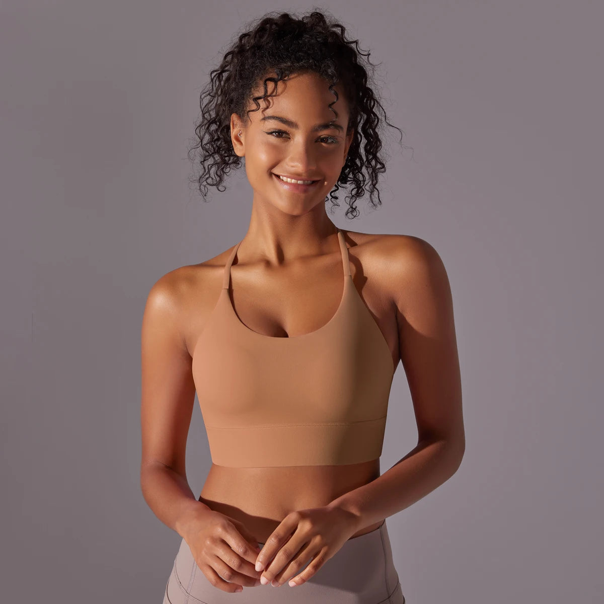 Crop Top Lucca - Rosa Alaranjado