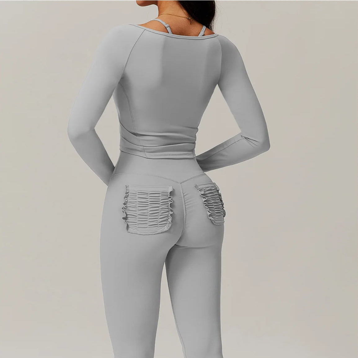 Crop Top Berna - Cinzento