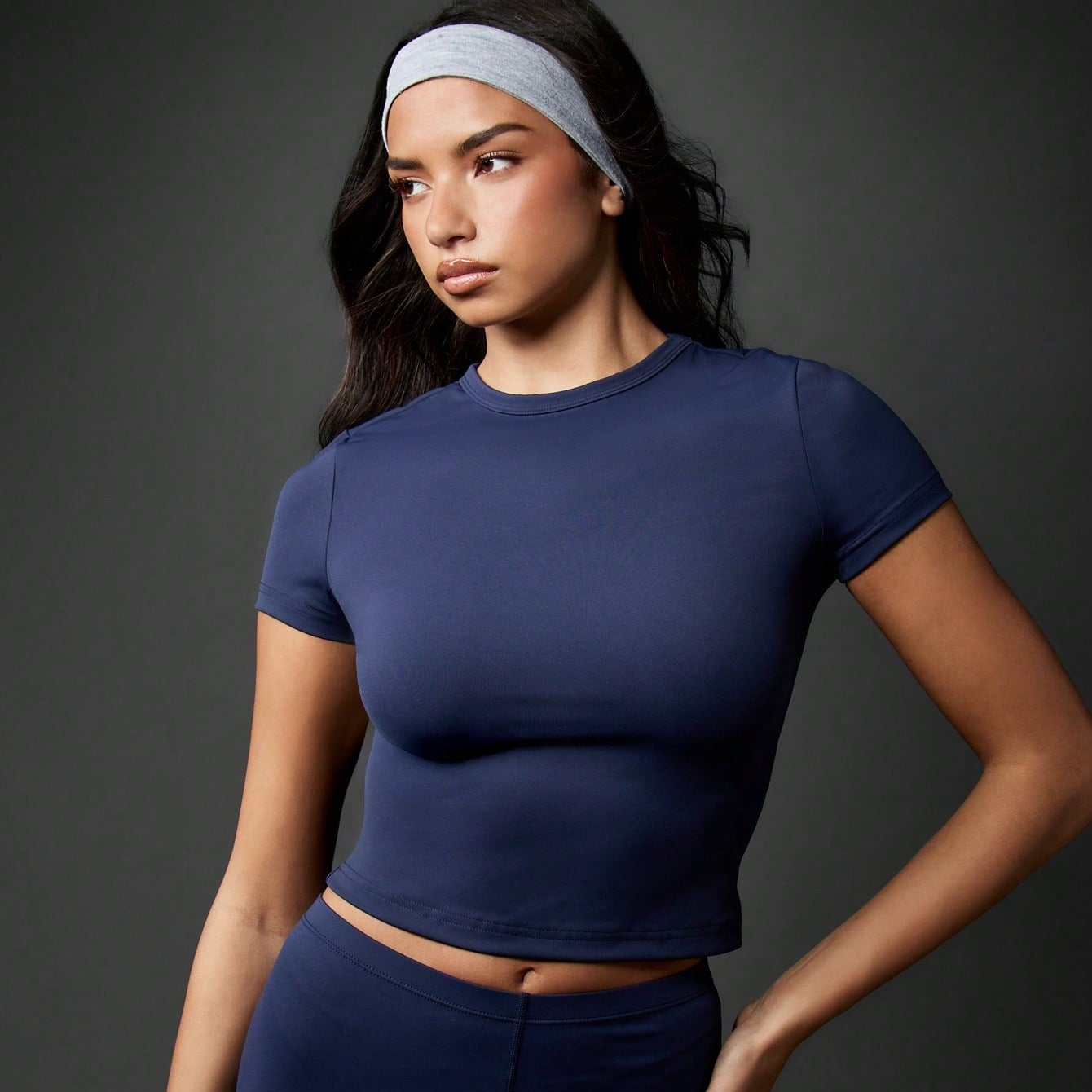 Crop Top Madrid - Azul Escuro