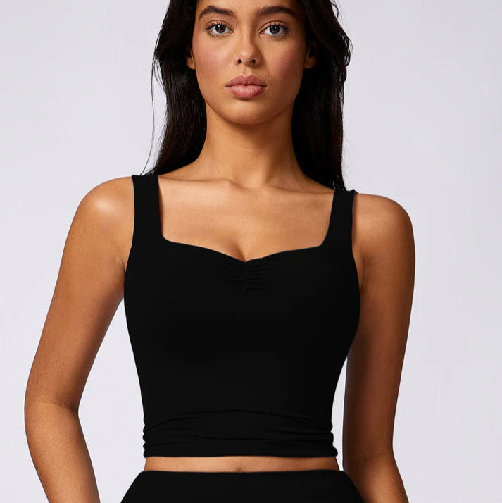 Crop Top Florença - Preto