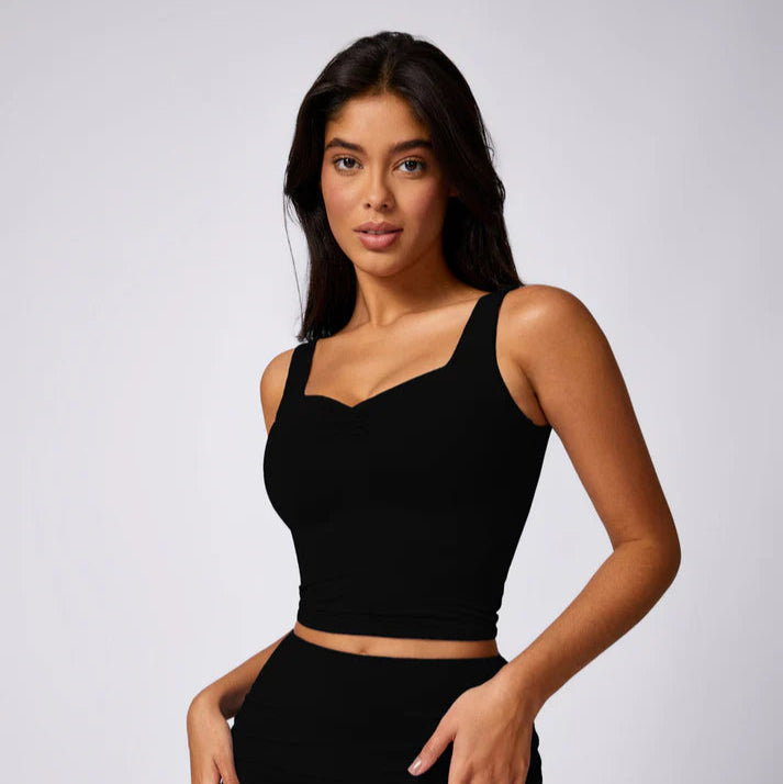 Crop Top Florença - Preto