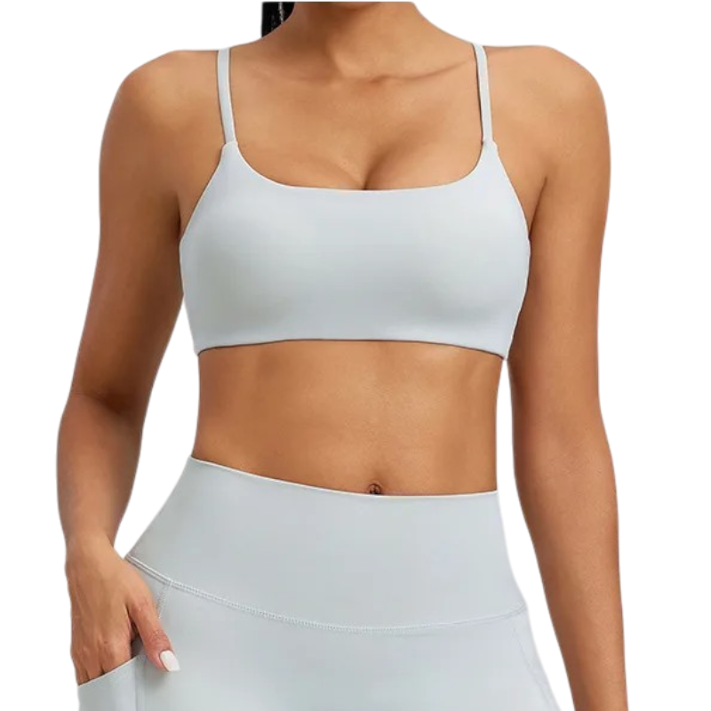 Crop Top Las Vegas - Cinzento Claro