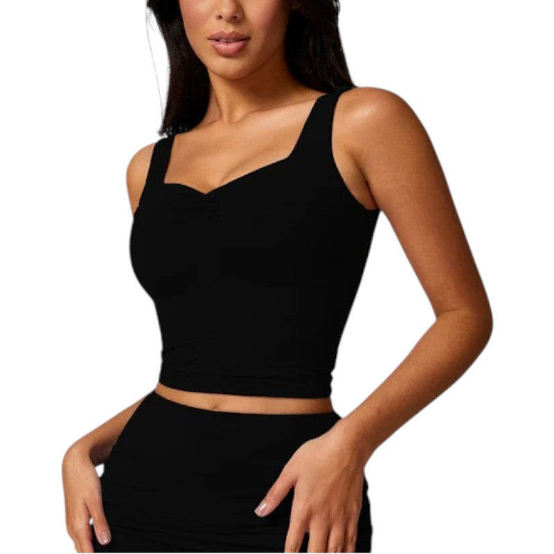 Crop Top Florença - Preto