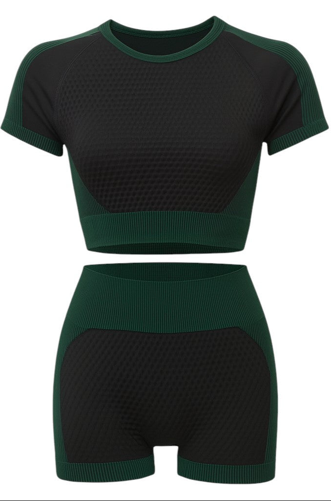 Conjunto Palermo - Preto com Verde