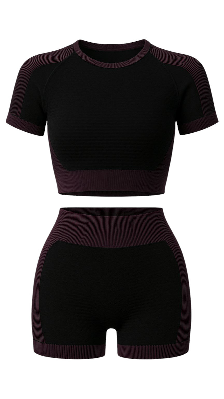 Conjunto Palermo - Preto com Marrom