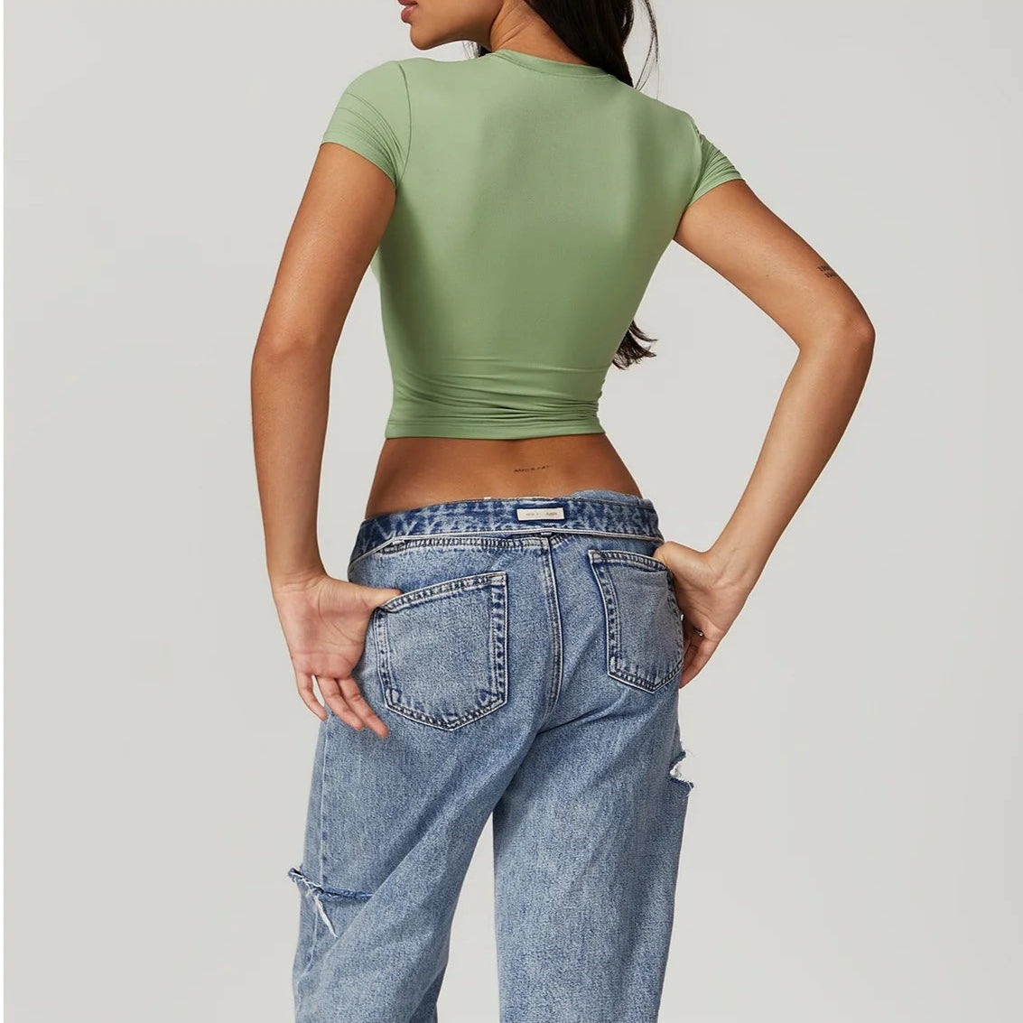 Crop Top Madrid - Verde
