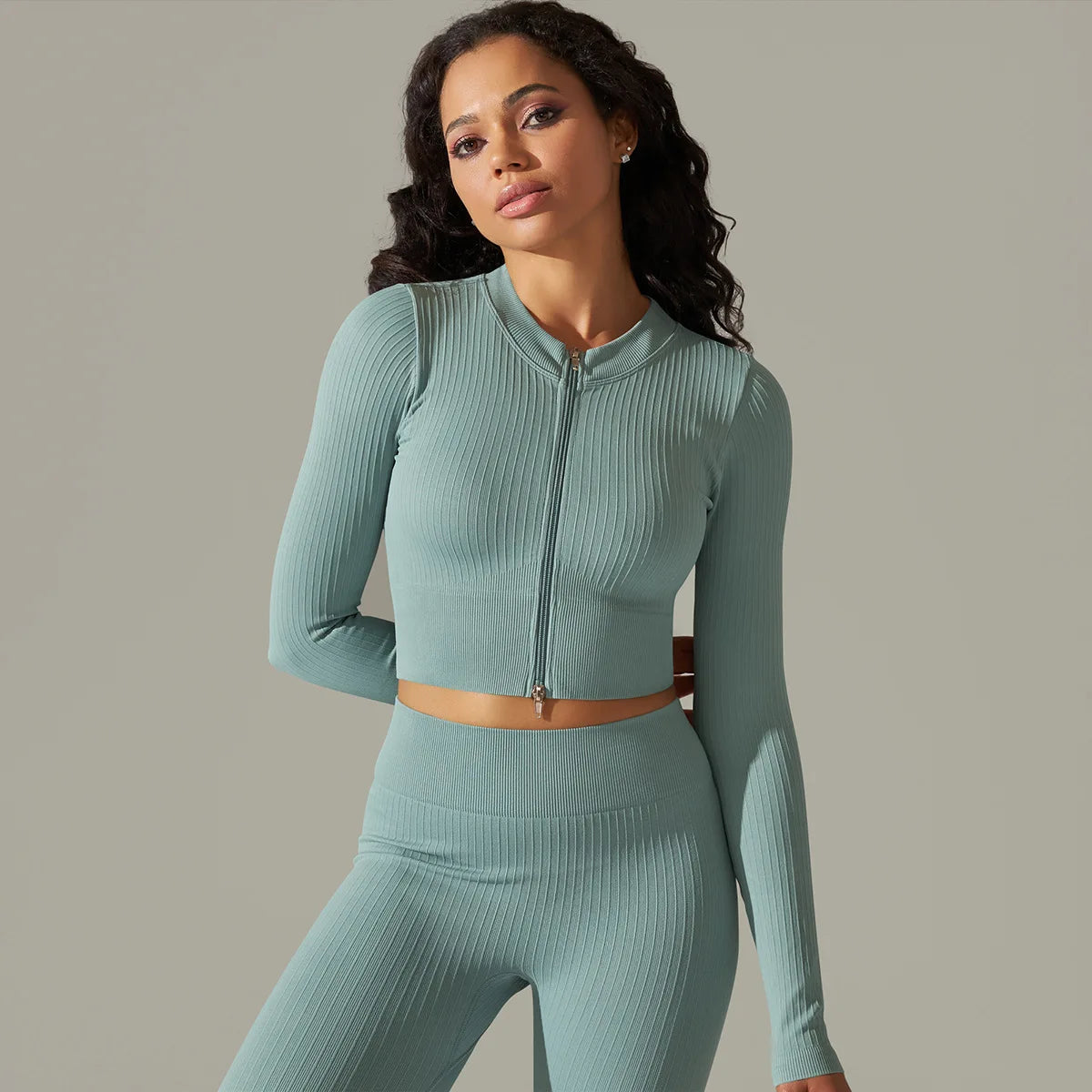 Crop Top Paris - Cinzento Azulado