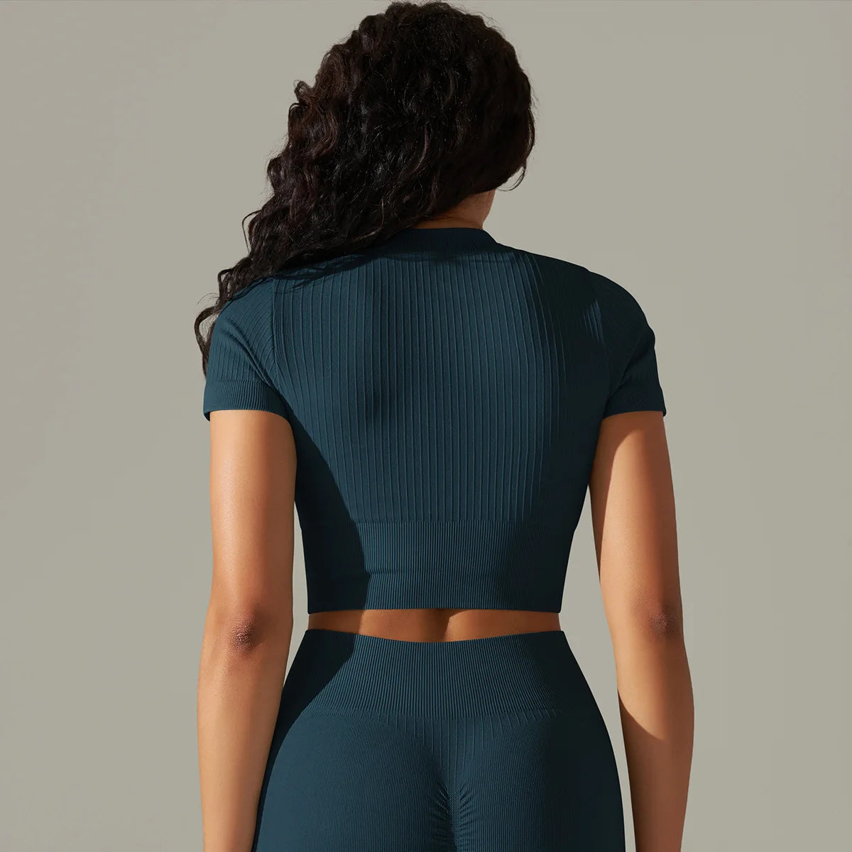 Crop Top Marília - Azul Esverdeado