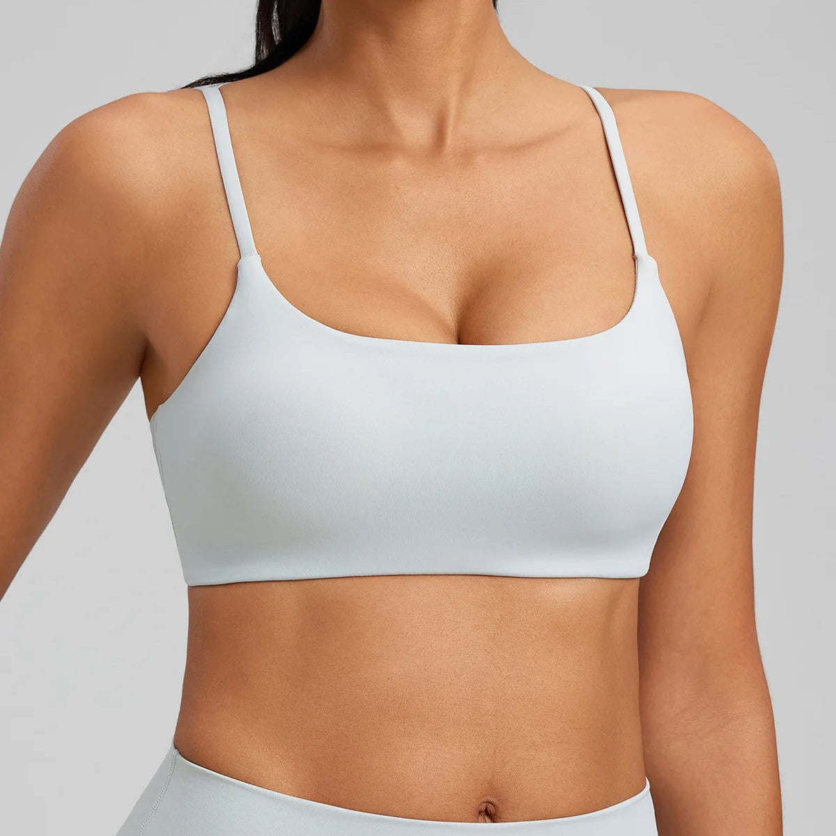 Crop Top Las Vegas - Cinzento Claro