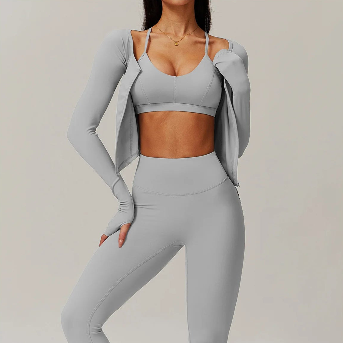Crop Top Berna - Cinzento
