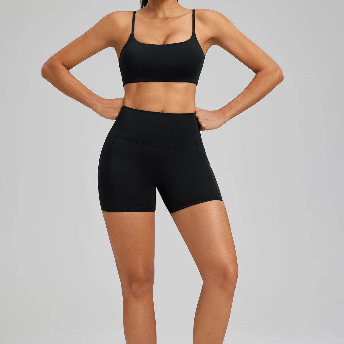 Crop Top Las Vegas - Preto