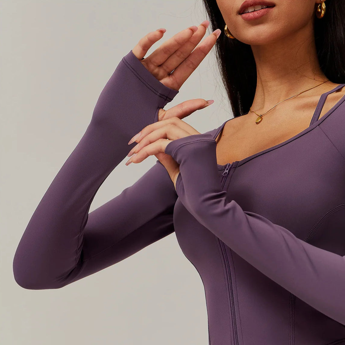 Crop Top Berna - Roxo