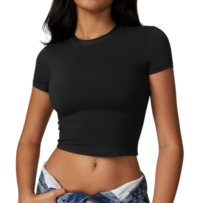 Crop Top Madrid - Preto