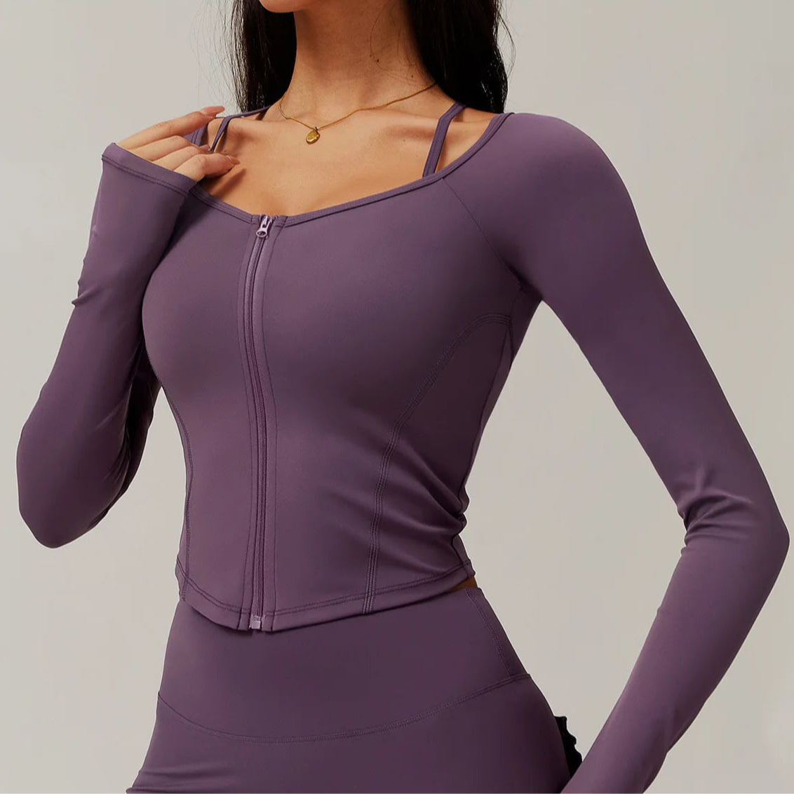 Crop Top Berna - Roxo