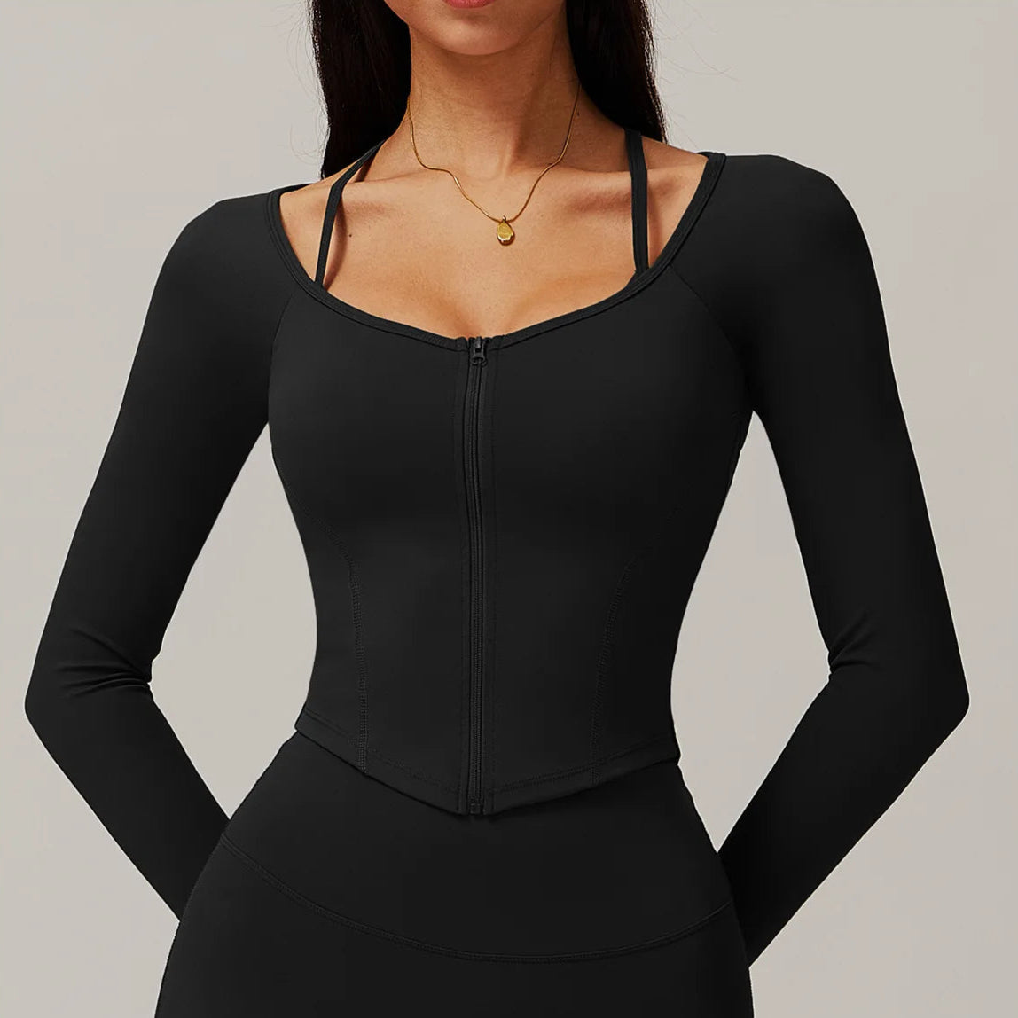 Crop Top Berna - Preto