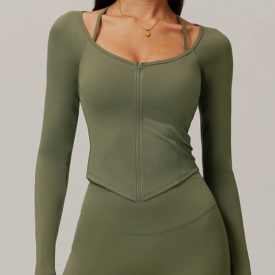 Crop Top Berna - Verde