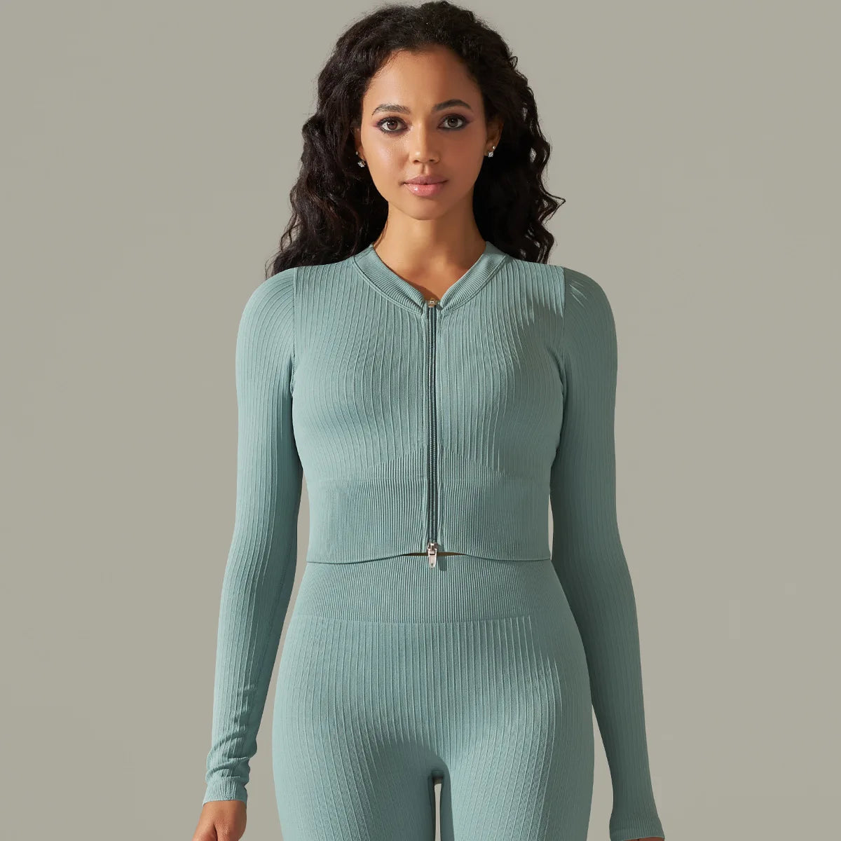 Crop Top Paris - Cinzento Azulado