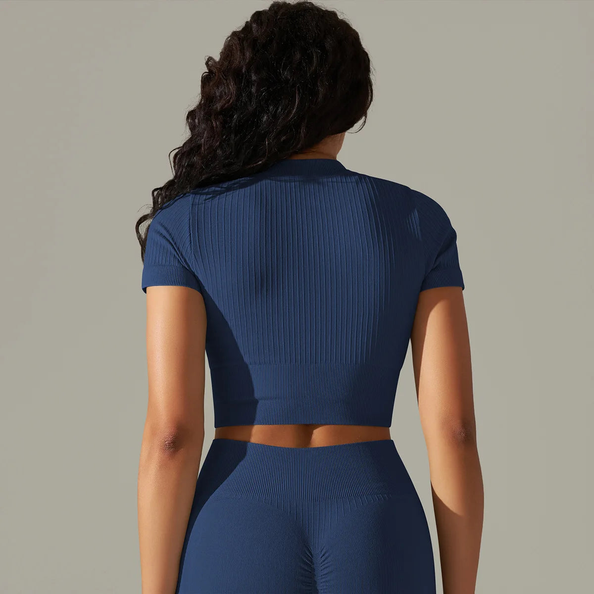 Crop Top Marília - Azul Escuro