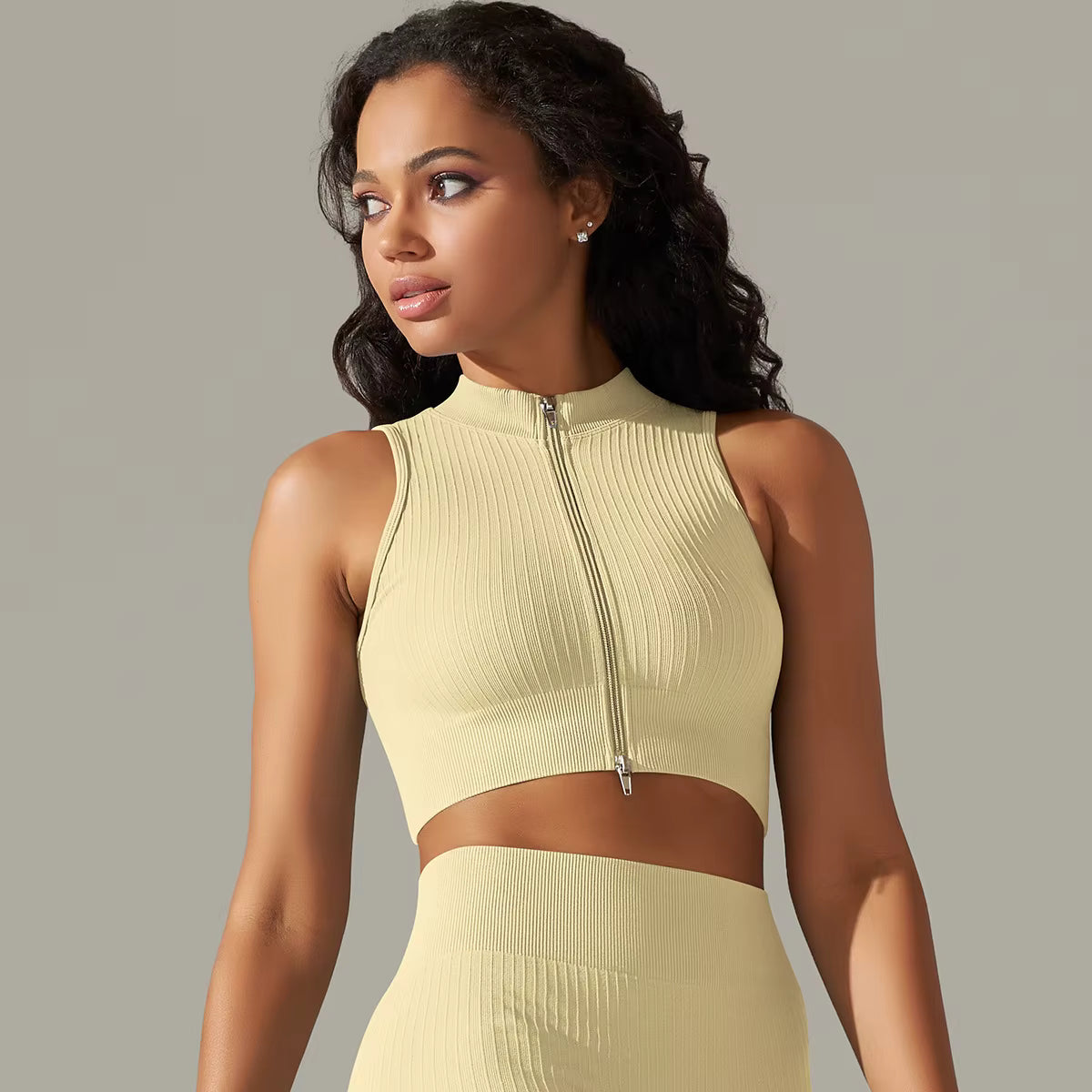 Crop Top Espanha - Creme