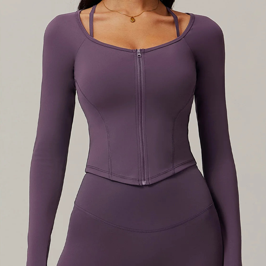 Crop Top Berna - Roxo
