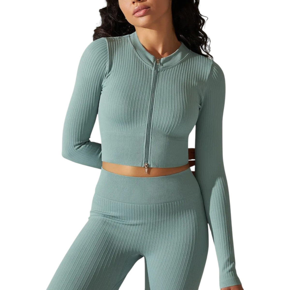 Crop Top Paris - Cinzento Azulado