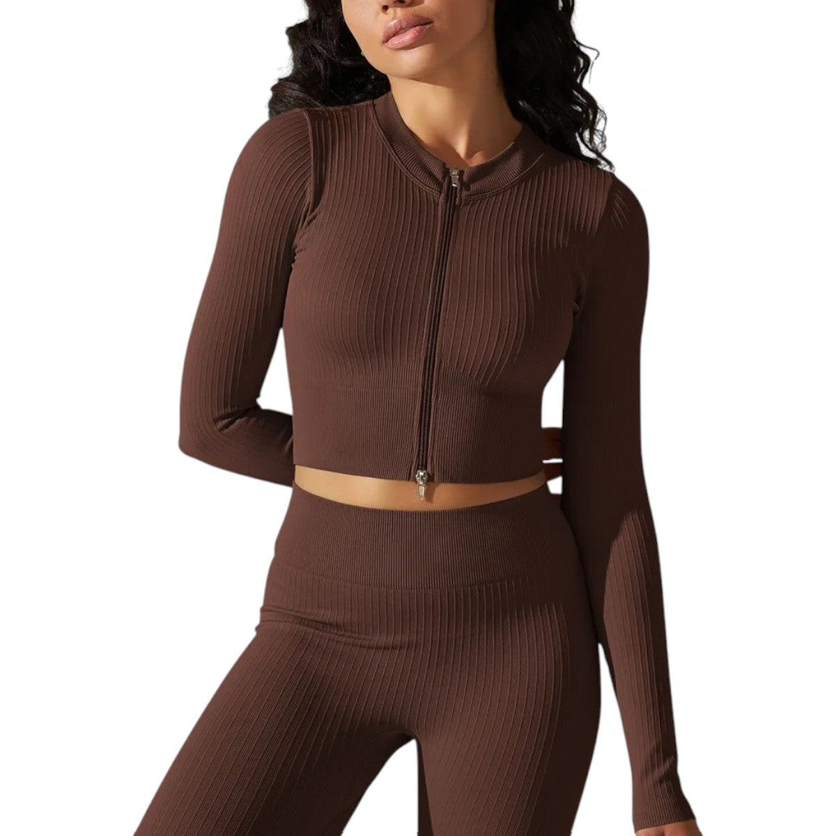 Crop Top Paris - Castanho Escuro
