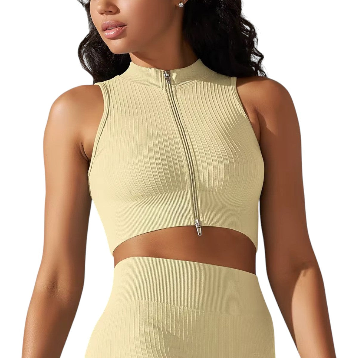 Crop Top Espanha - Creme