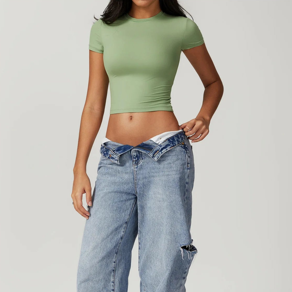 Crop Top Madrid - Verde