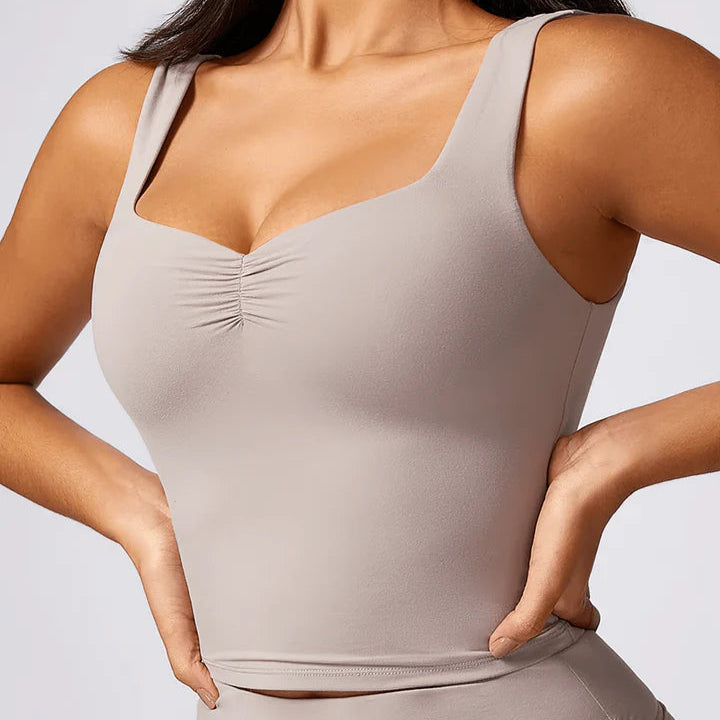 Crop Top Florença - Bege