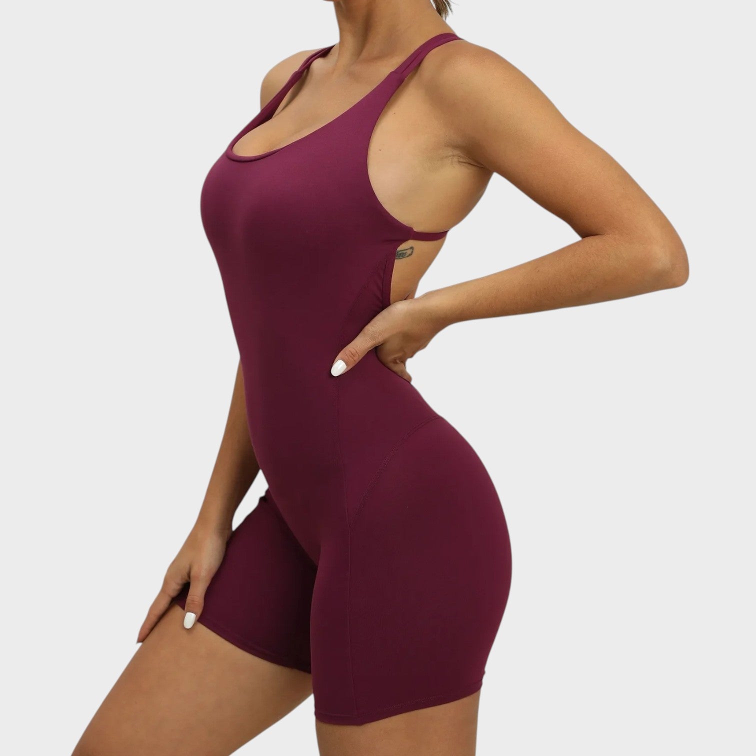 Macacão Juno - Vermelho Escuro