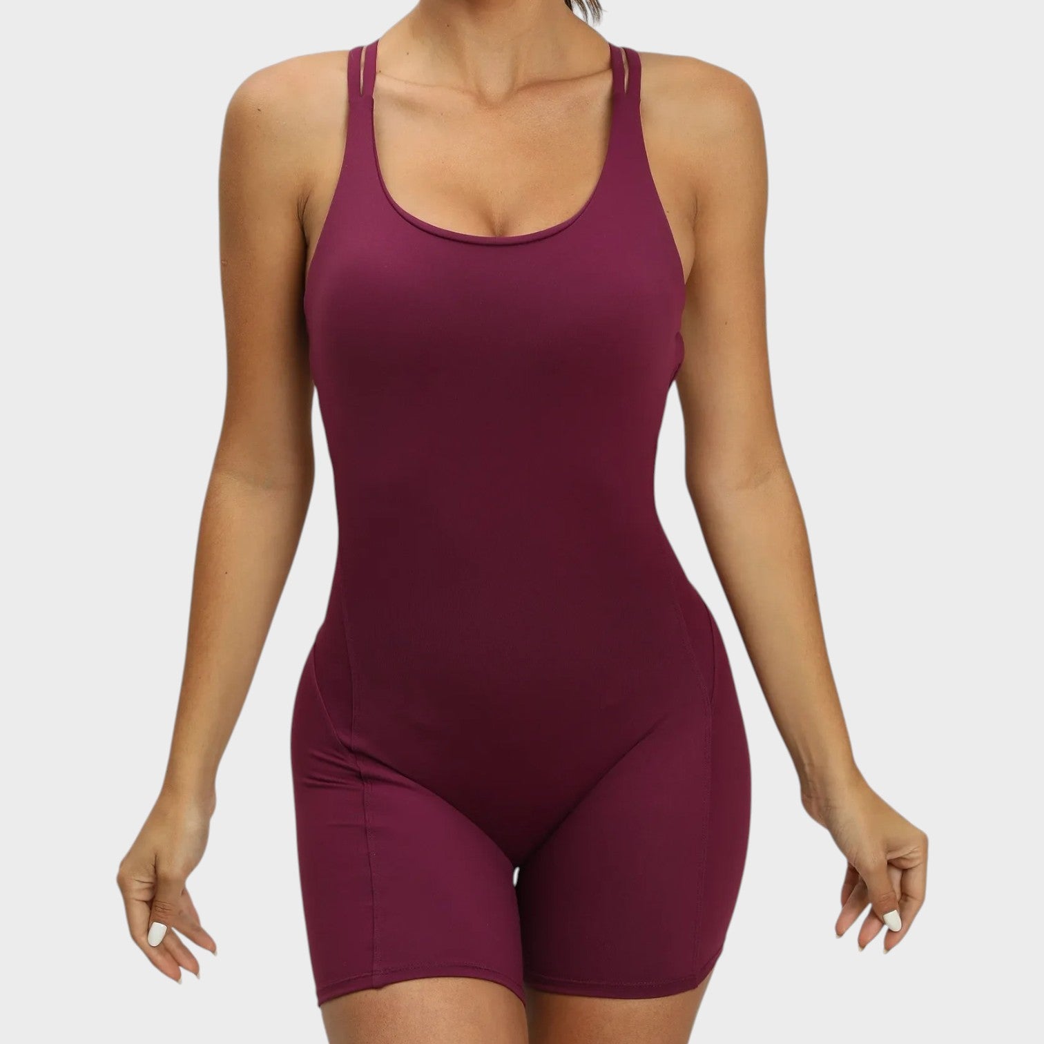 Macacão Juno - Vermelho Escuro