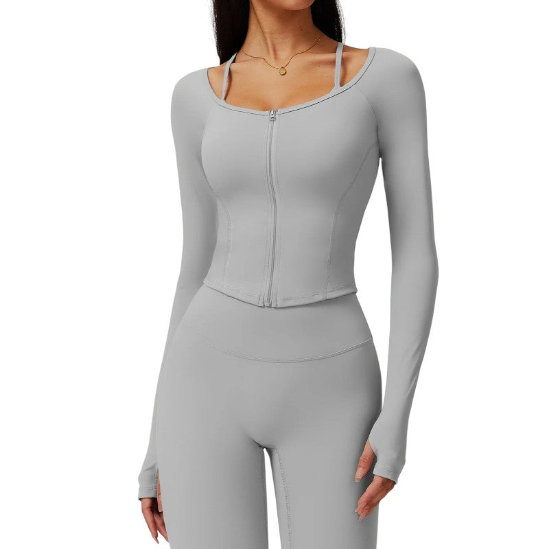 Crop Top Berna - Cinzento